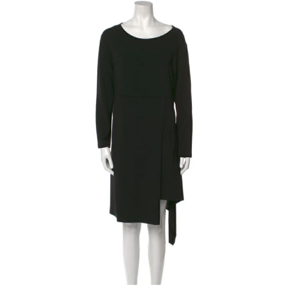 Lafayette 148 black shift mini dress size S